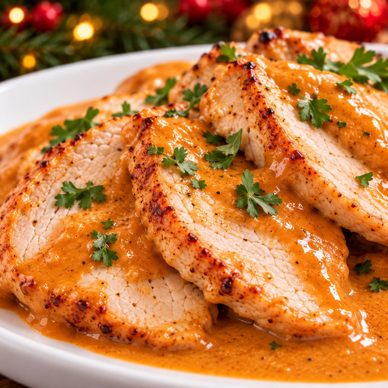 Filetes de pavo con salsa de la casa, foto 3
