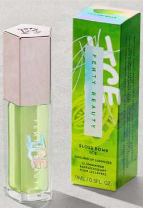 Gloss Bomb Ice Cooling Lip Gloss — Mellon Chillz y Cucum'brr, foto 3