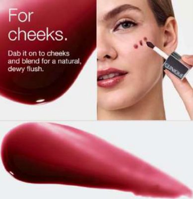 Clinique Pop™ Lip + Cheek Oil in Black Honey, foto 3