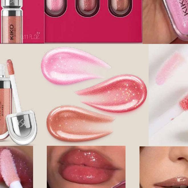Glossy Lip Set Mini Hydra Gloss 3D — Set de 3 tonos, foto 2