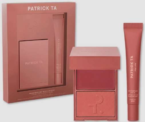 Major Headlines Double-Take Crème & Powder Blush Duo & Lip Balm Makeup Gift Set, foto 3