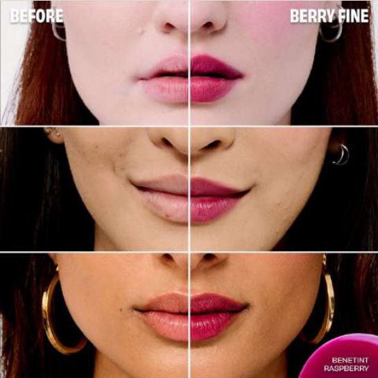 Benetint Bliss Liquid Lip + Cheek Blush Stain Duo Makeup Set, foto 3